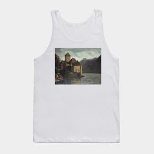 Chillon Castle by Gustave Courbet Tank Top